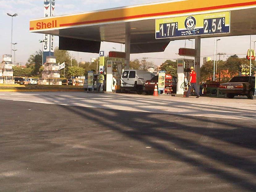 Obra realizada para Posto Shell